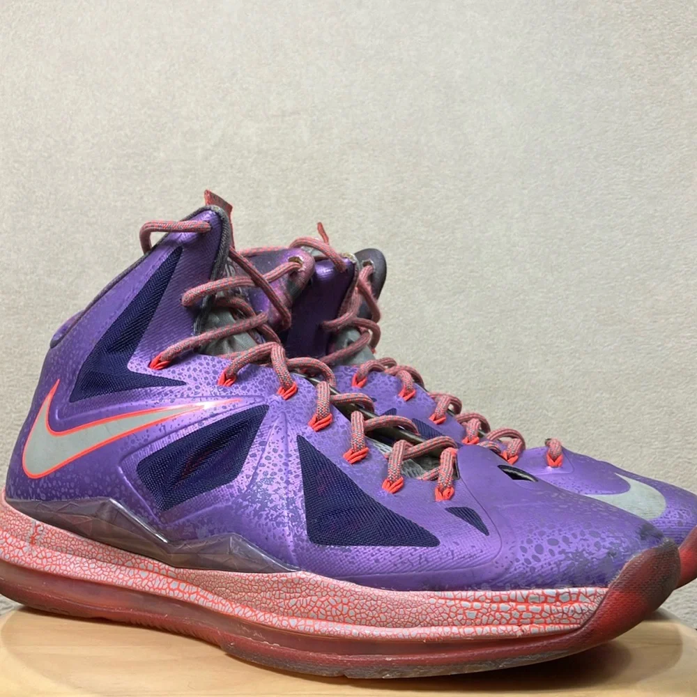 Nike LeBron 10 X Area 72 All Star Extraterrestrial Galaxy‎ Sneaker Men’s size 11